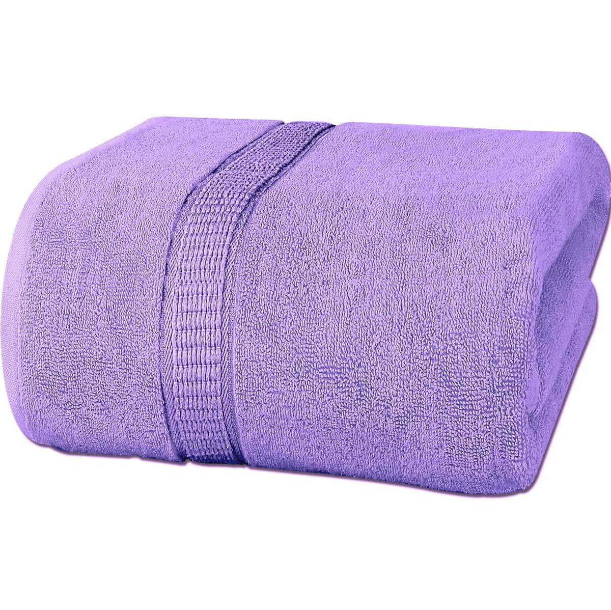 Rewop Microfiber Bath Towels 600 Gsm | Large Size-Super Soft Coral Fleece Bathing Towel With Hook Quick Dry Super Absorbent-Bath Towel For Men & Women (Purple)