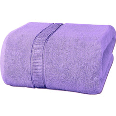 Rewop Microfiber Bath Towels 600 Gsm | Large Size-Super Soft Coral Fleece Bathing Towel With Hook Quick Dry Super Absorbent-Bath Towel For Men & Women (Purple)