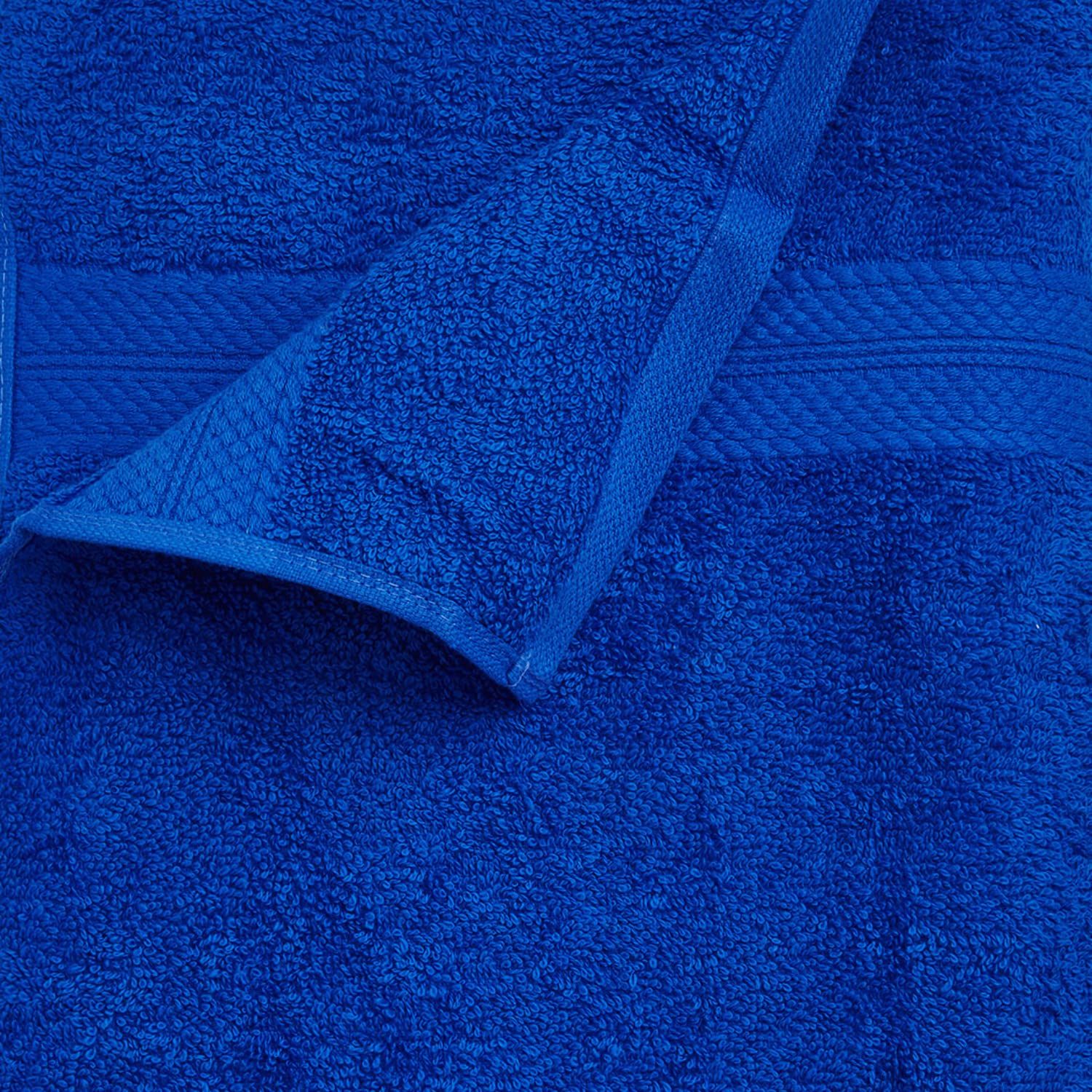 Spaces 100% Cotton Bath Towel 500 Gsm | High Absorbency Easy Care Soft Feel Cotton Bath Towels (Dark Blue)