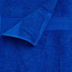 Spaces 100% Cotton Bath Towel 500 Gsm | High Absorbency Easy Care Soft Feel Cotton Bath Towels (Dark Blue)