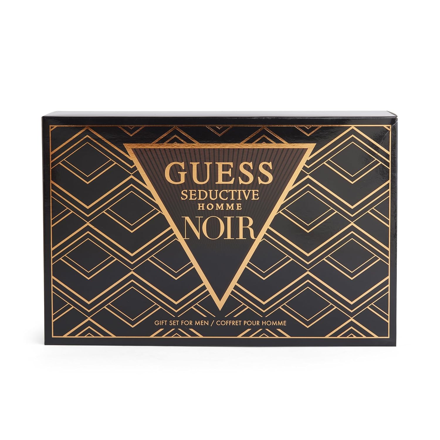 Guess Seductive Homme Noir Men Gift Set EDT 3.4 Fl.oz. + Shower Gel 3.4 Fl.oz.+ Body Spray 5.9 Oz. + Pouch