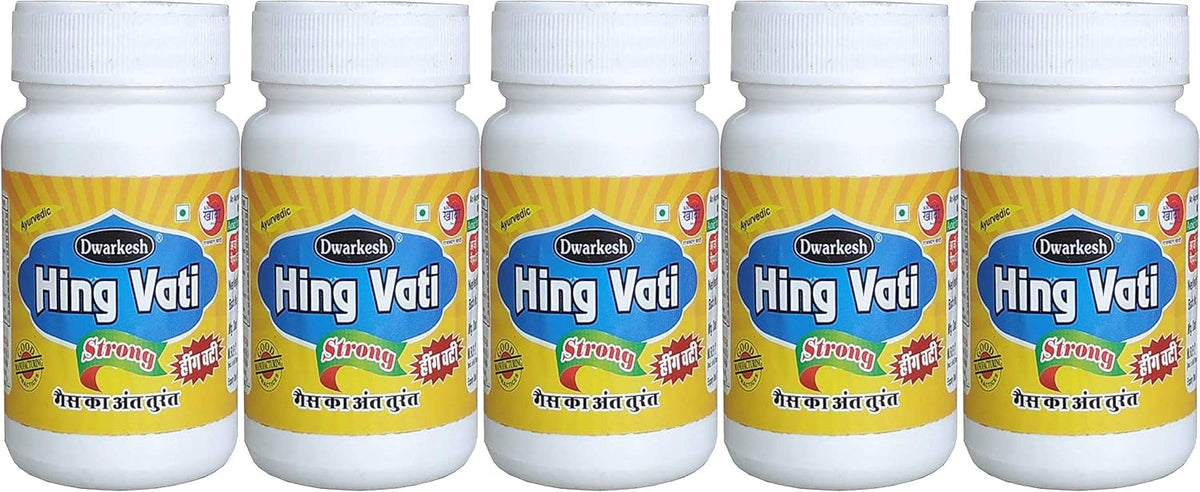 Dwarkesh Hing Vati 250gm, (50gm *2 Bottle)