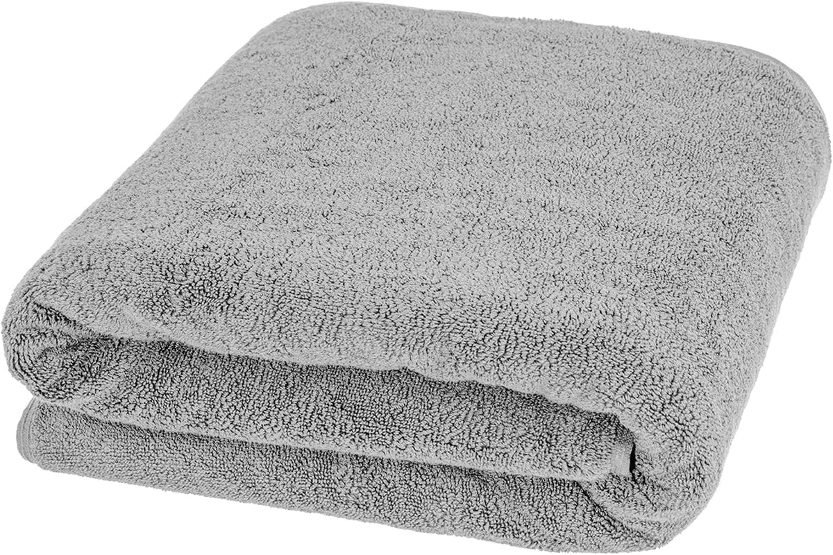 Elstone Home With Device Extra Large Premium Cotton Towel 700 Gsm | Ultra Soft & Super Absorbent Hotel & Spa Quality Towel (Grey)