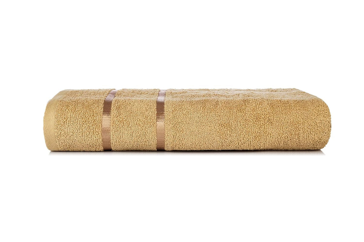 Casa Copenhagen Egyptian Cotton Eternal 1 Pcs Large Bath Towel 500 Gsm (Beige)