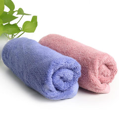 Heelium Bamboo Hand Towel 600 Gsm | Ultra Absorbent & Anti-Bacterial | 3x Softer Than Cotton Towels | Pack Of 2 - Peach & Iris