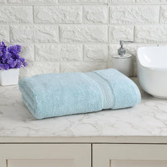 Lavone Premium 100% Cotton Zero Twist Bath Towel 550 Gsm | Ultra Soft & Absorbent Towels For Men & Women Quick Dry Bath Towel (Nile Blue)