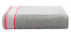 Casa Copenhagen Germany Design 2 Bath + 2 Hand & 2 Washcloths Towels 1800 Gsm | He & She Super Soft Collection 100% Cotton 6 Piece Towel Set - Grey Violet & Dusty Pink