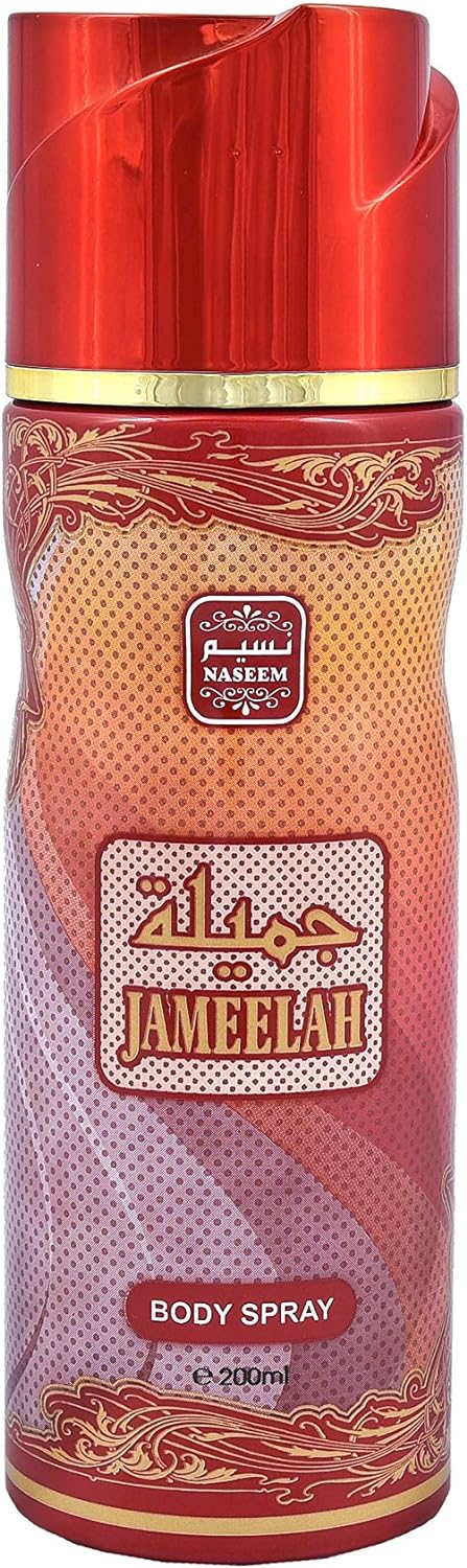 Naseem Jameelah Body Spray Perfume 200ml 6.7 Fl.oz. Women Fragrance | Long Lasting