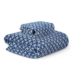 Kuber Industries Cotton Bath & Face Towels 900 Gsm | Quick Absorbent Easily Washable For Men & Women - Blue (Pack Of 2)