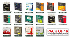 Aarogyam Herbals Flavoured Cigarette 100% Tobacco & Nicotine Free Smoke For Relieve Stress & Mood Enhance Product - 10 Sticks In Each Packet 16 Packets
