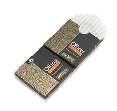 Aarogyam Herbals Officer Herbal Cigarette 100% Tobacco & Nicotine Fre Smoke For Relieve Stress & Mood Enhance Product - Regular Flavour 2 Packets 20 Sticks