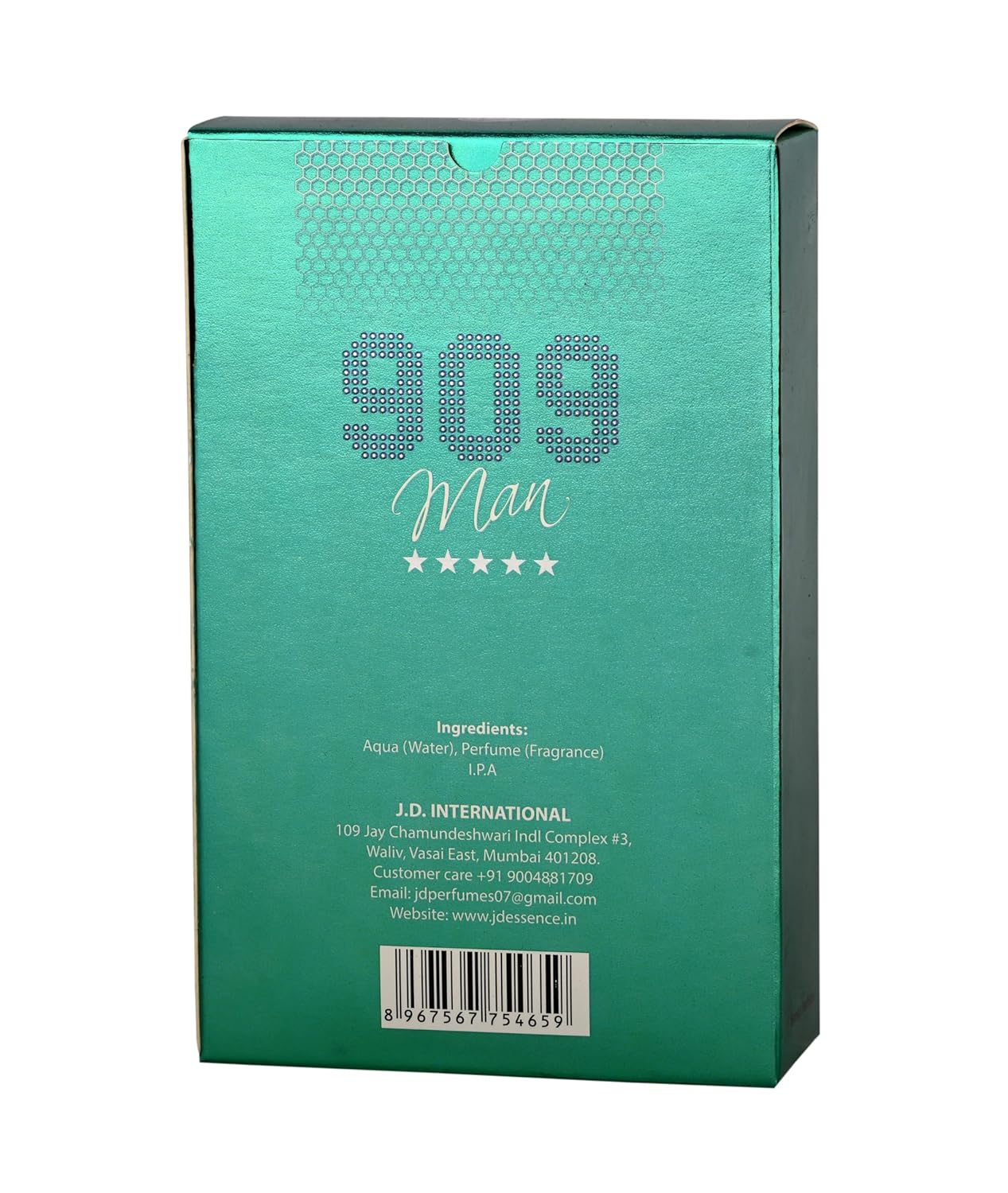 JD International 909 Man Apparel Classic Range Perfume For Men With Long Lasting Fragrance - 30ml, 1.02 Fl.oz.