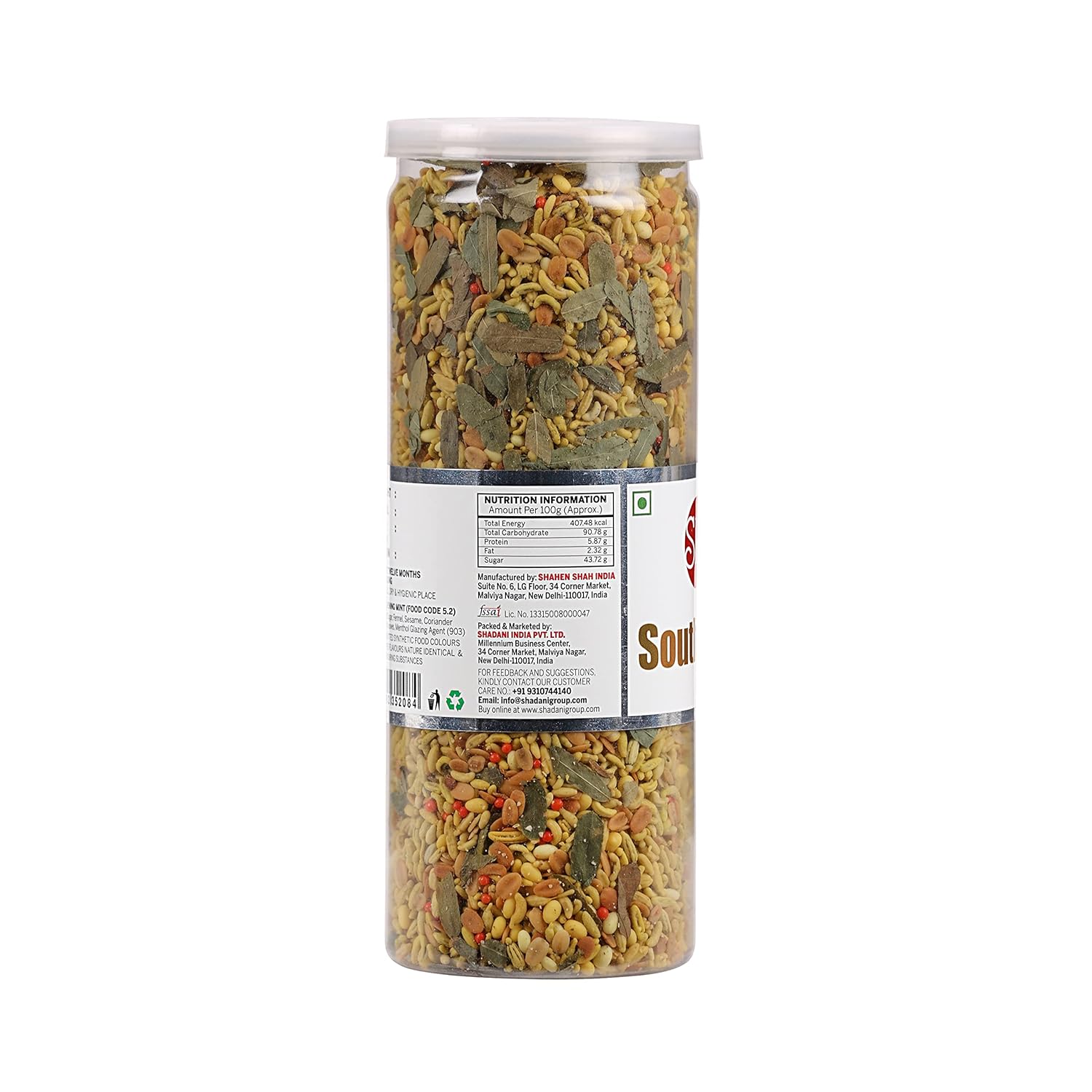 Shadani South Mix Saunf (Pack Of 200gm), South India Special Cool Mint Mix Fennel Mouth Freshener