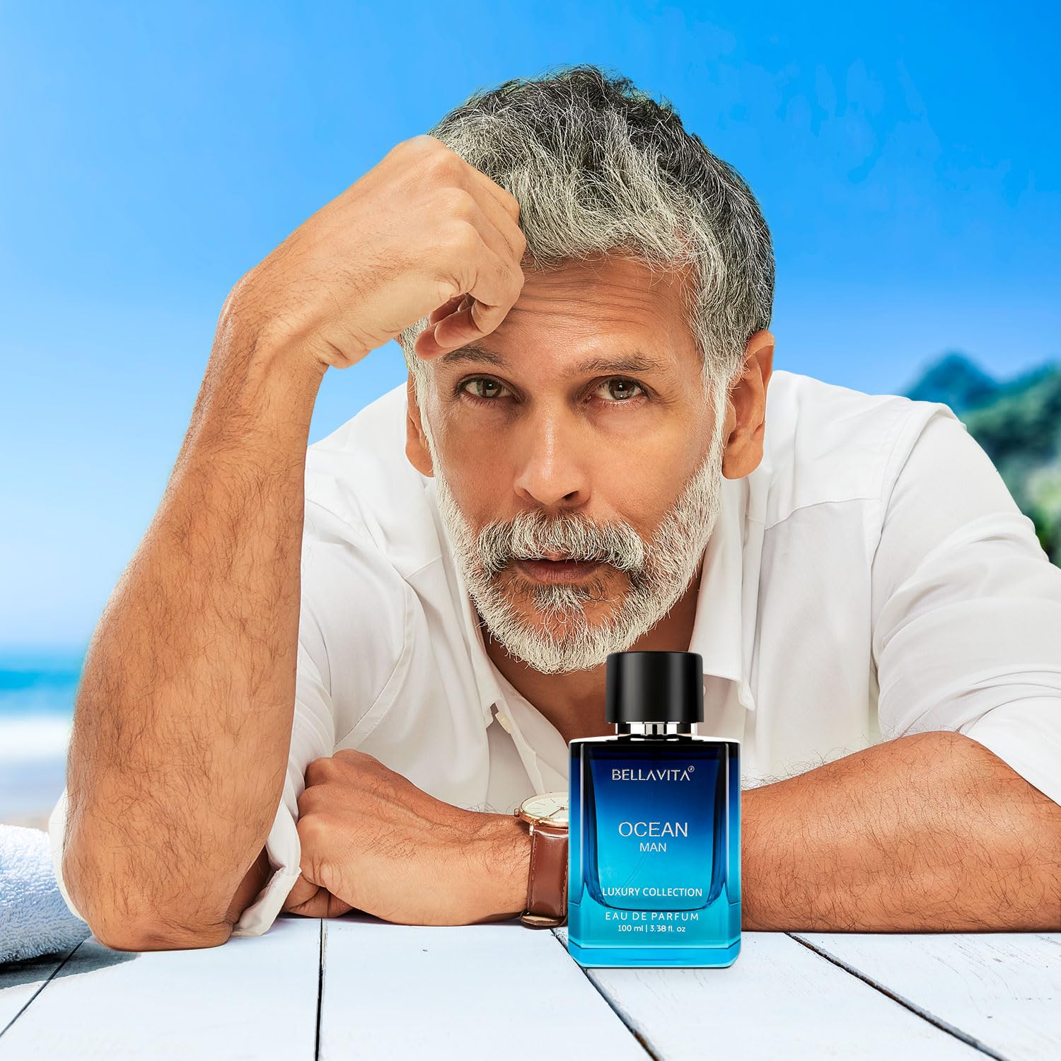 Bella Vita Luxury Ocean Man Eau De Parfum 100ml 3.4 Fl.oz. Luxury Collection | Long Lasting