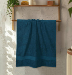 Soweto Luxury Cotton Bath Towel 550 Gsm | Ultra Soft & Super Absorbent Bath Sheet Quick Dry, Lightweight & Durable Fabric Large Size Towel (Teal)