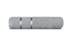 Casa Copenhagen Egyptian Cotton Eternal 1 Pcs Large Bath Towel 500 Gsm (Grey Violet)