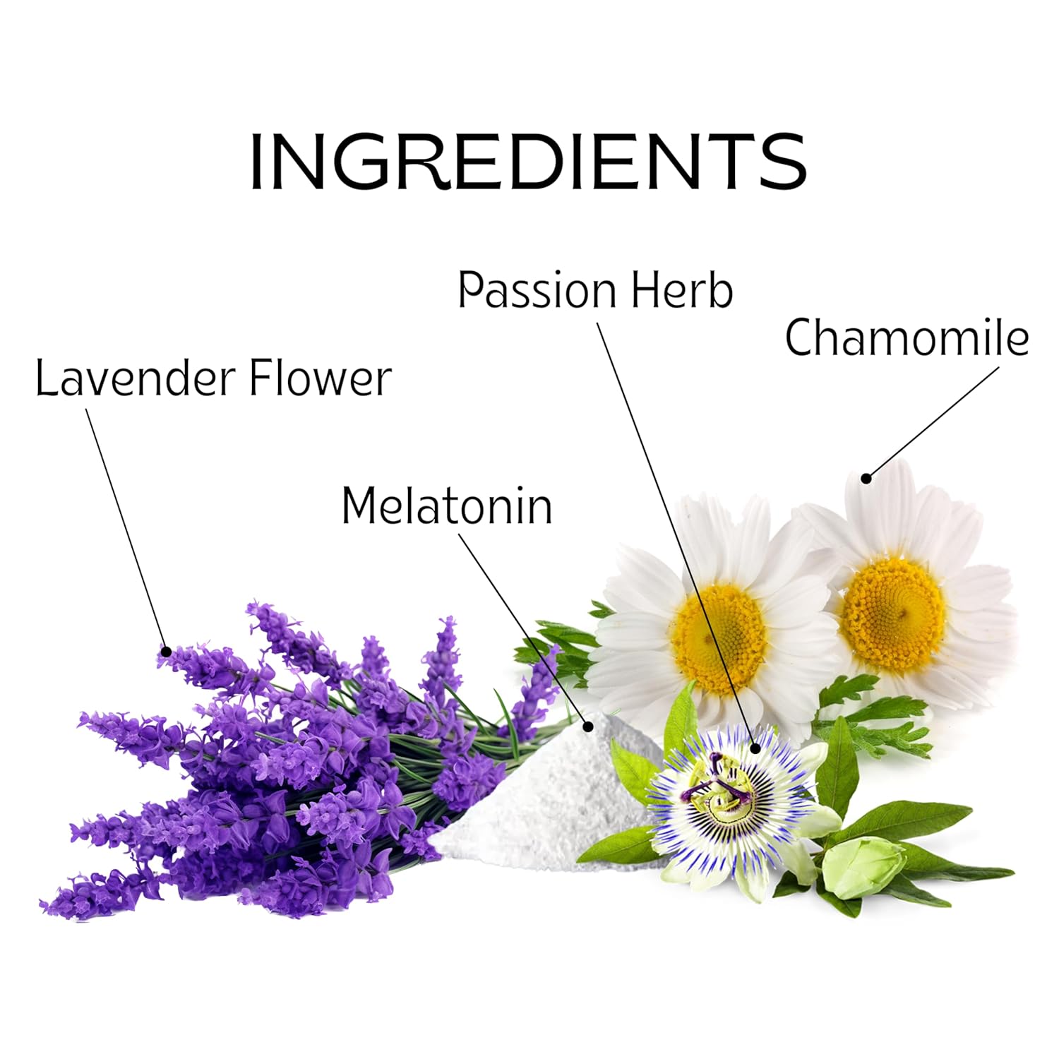 TE-A-ME Melatonin Chamomile Sleep Tea - Pack Of 4 X 25 Infusion Tea Bags | Chamomile Tea For Good Sleep - Made With Melatonin, Chamomile Flowers, Passion Herb, Lavender Flower | Caffeine Free