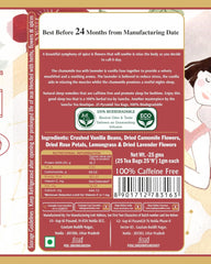 San-Cha Herbal Tea Combo Pack Of 3 - Sleeping Beauty + Peppermint Tea + Ayurveda Three Tulsi Herbal Tea Bags, 75 Pyramid Tea Bags | Zero Caffeine, Environment Friendly