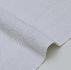 RD Trend 100% Cotton Bath Towels 1000 Gsm | Soft & Absorbent Bath Towel For Men, Women Urban Comfort (White) - 2 Pcs
