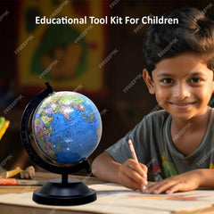 Political Globe 5 Inch For Learning World Map For Kids & Students UPSC Aspirants, Home & Office, Desk Decor, Political Globe, Pack Of 1