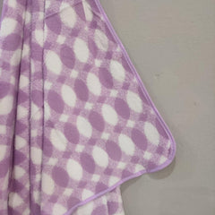 Cotton Bolls Textiles Microfiber Towels 300 Gsm | Soft Coral Fleece Towel With Hook Quick Dry Super Absorbent Bath Towel For Men & Women (Coin Purple)