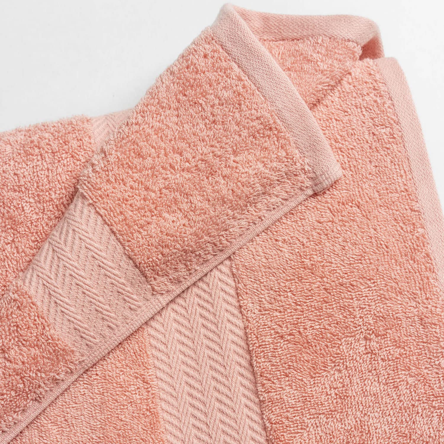 Ddecor Live Beautiful 100% Cotton Bath Towel 500 Gsm | Large Size Bath Towel Soft & Absorbent For Men & Women (Peach)