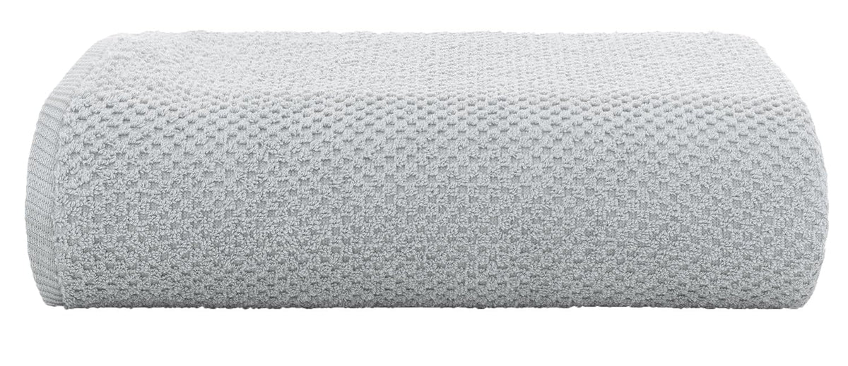 Casa Copenhagen Egyptian Cotton Popcorn 1 Pcs Large Bath Towel 500 Gsm (Grey Violet)