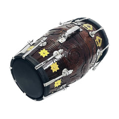 Handmade Sheesham Wood Dholak With Bag - Brown | Perfectly Symmetric Round Dholak - Dholak For Festival, Wedding, Satsang | Very Easy To Tune