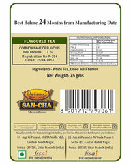 San-Cha Silver Needles Tulsi White Tea - 75gm, 2.6 Ounce | Supports Improved Immunity - Low Caffeine, Richest In Antioxidants