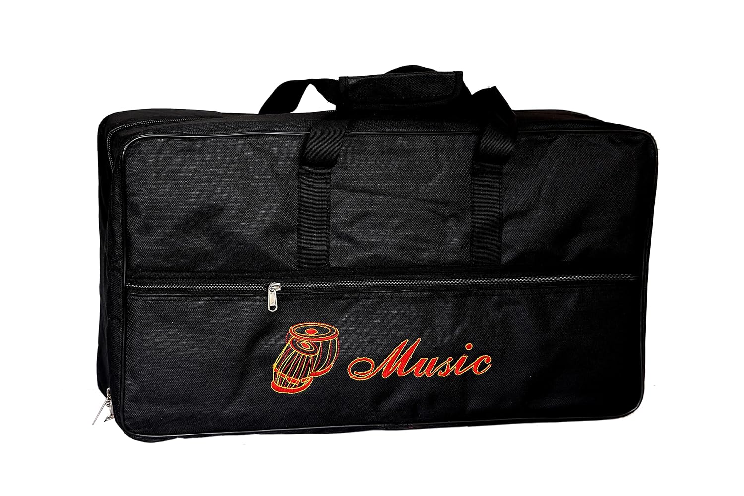 Folding Harmonium With Coupler Free Padded Carry Bag - 7 Bellow, 42 Keys, 3 Reeds (Bass + Male+ Female), 3 1/2 Octaves, Instant Response Keyboard – No Lag Time