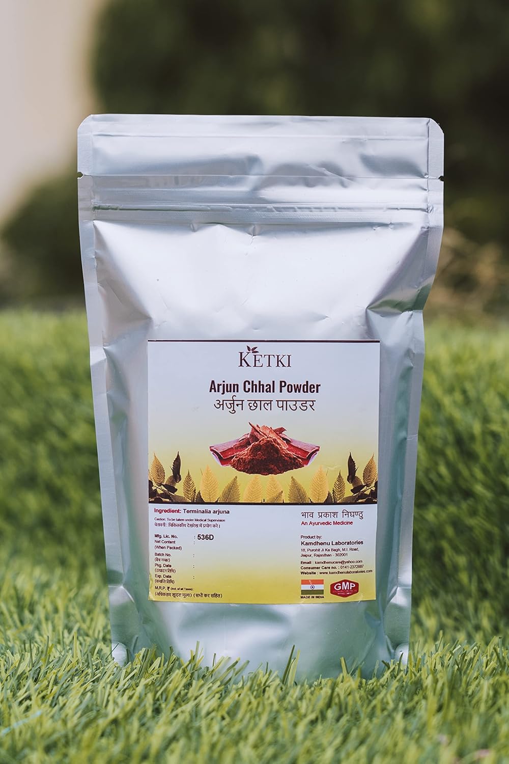 Ketki Arjun Chaal Powder, Terminalia Arjuna, Bark Powder, Support Healthy Immune Function | 100gm 0.2lbs