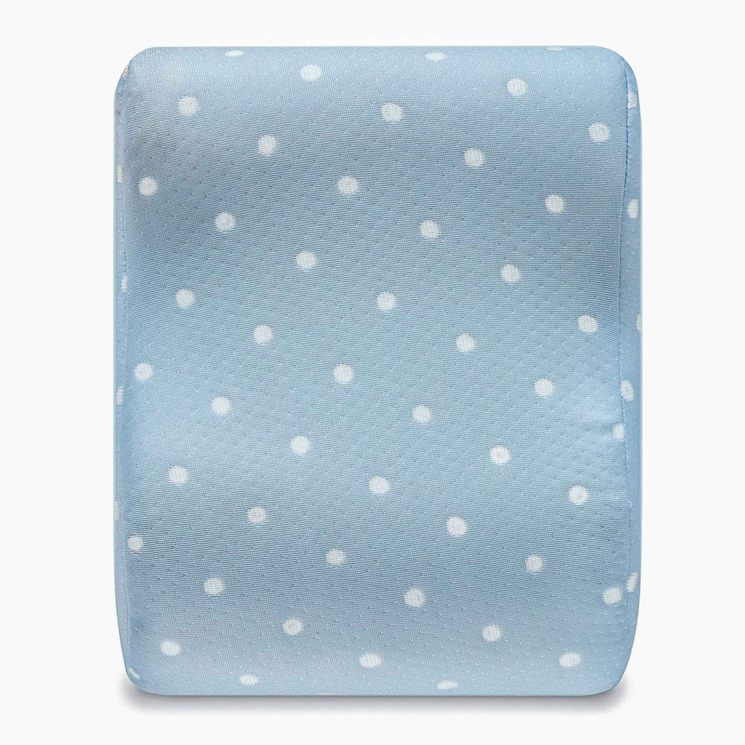 Memory Foam Pillow, Mini Contour Travel Pillow With Cover, Blue - 12 X 10 Inch | Special Ergonomic Design, Comfortable, Neck & Shoulder Support - Pack Of 1