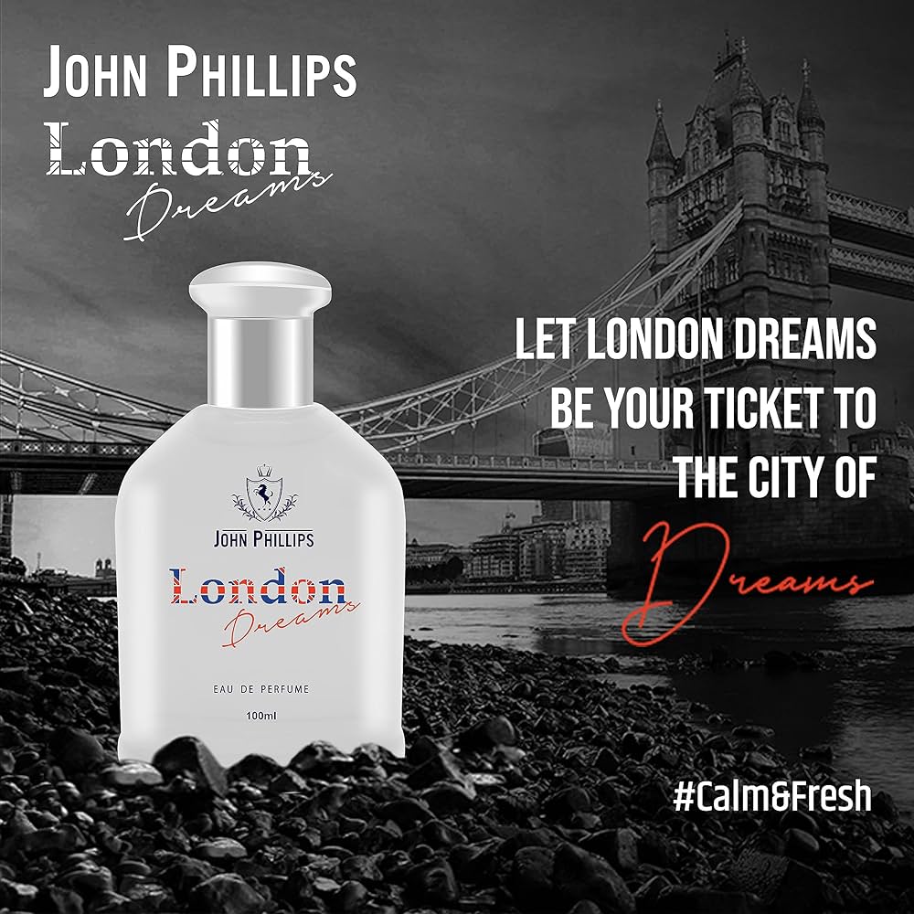 John Phillips Luxury Mr Blue & London Dreams Eau De Parfum 100ml 3.4 Fl.oz. Each Pack Of 2 For Men