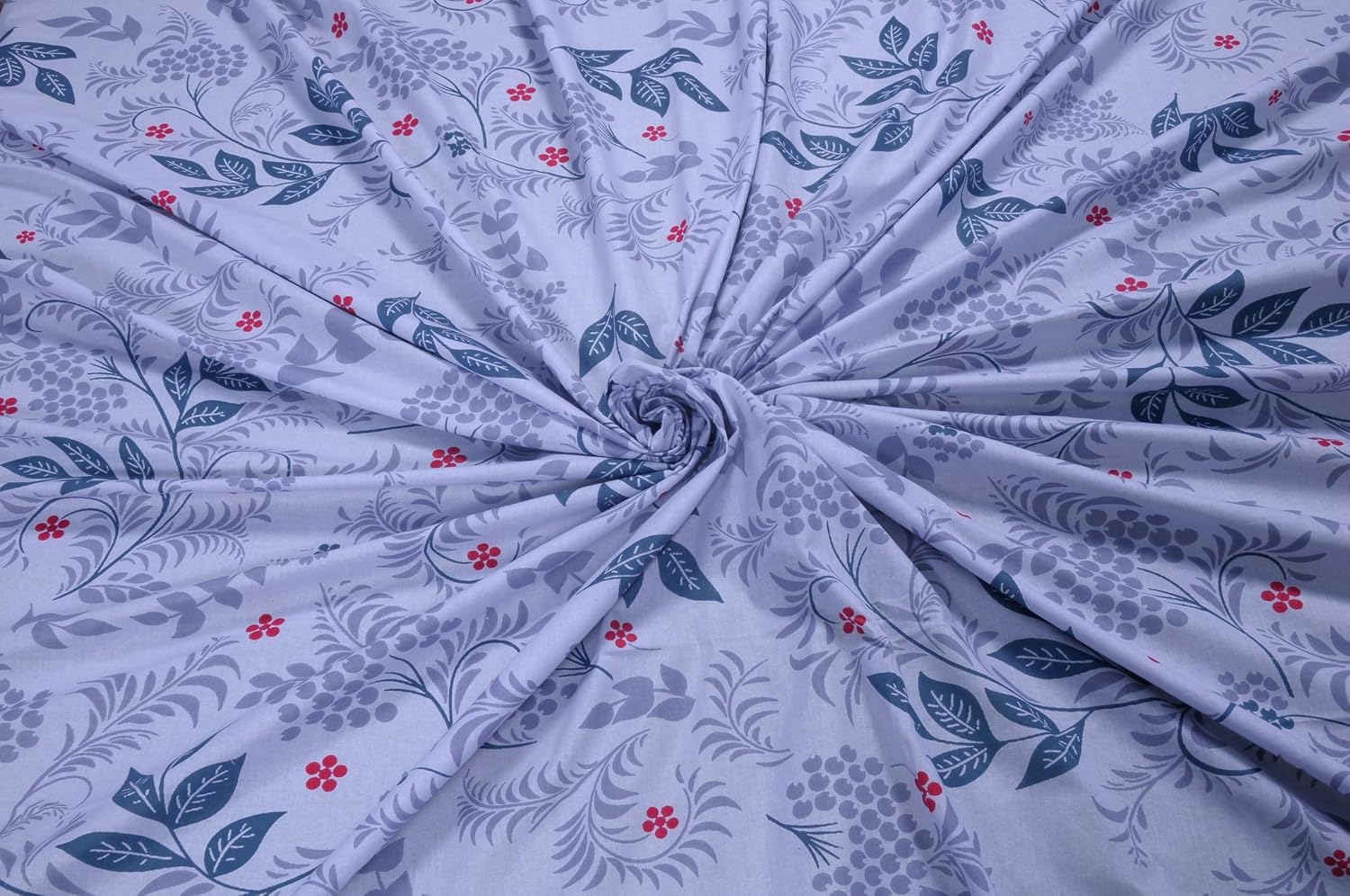 King Size For Double Bedsheet 2 Pillow Covers - 108 X 108 Inches, Light Purple | Soft & Durable For Everyday Use - All Season Comfort