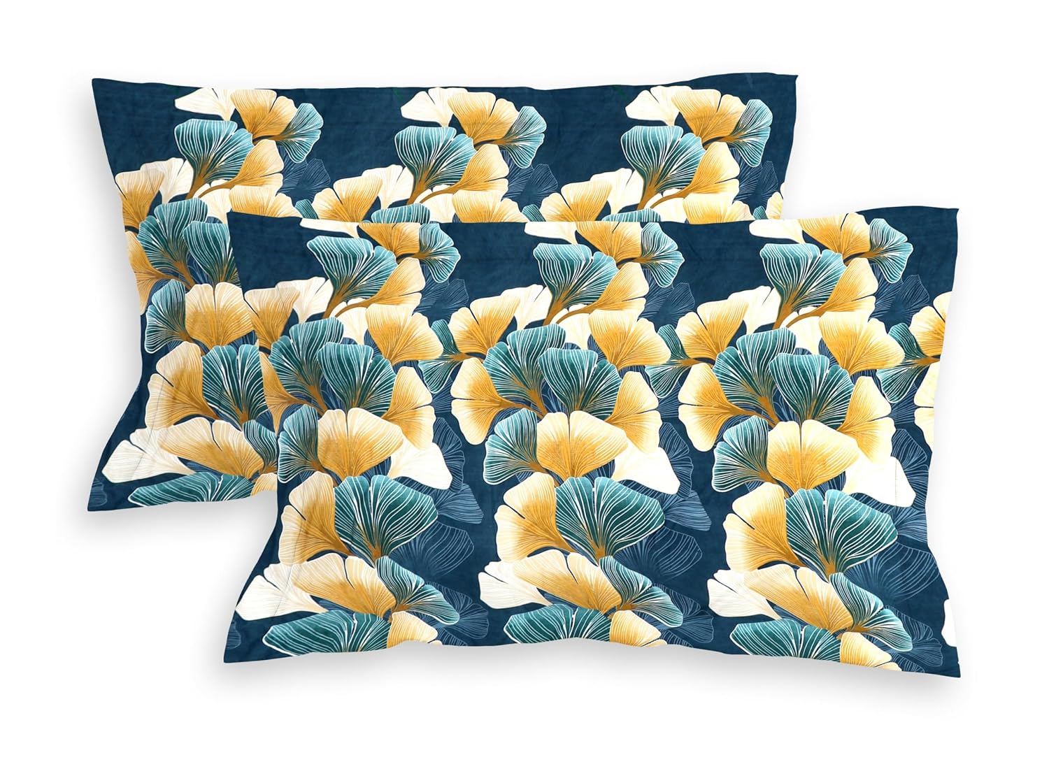 Queen Size Bedsheet For Double Bed With 2 Pillow Cover - 90 X 90 Inches, Teal Blue | All-Season Comfort Lightweight & Breathable | Coordinated Look
