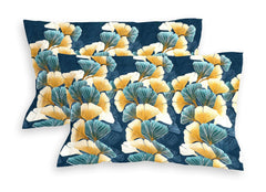 Queen Size Bedsheet For Double Bed With 2 Pillow Cover - 90 X 90 Inches, Teal Blue | All-Season Comfort Lightweight & Breathable | Coordinated Look