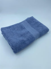 Patpug 100% Indian Ultra Soft Cotton 500 Gsm Highly Absorbent, Fade Resistant, Quick Drying Large Bath Towel (Light Blue)