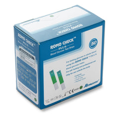 Romsons Romo Check Plus Blood Glucose Test Strips - Pack Of 50 Strips