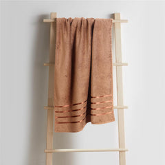 Spread Spain 100% Cotton Bath Towels 600 Gsm | Roman Bath Towel Large Size Soft, Fluffy & Absorbent - Tabacco