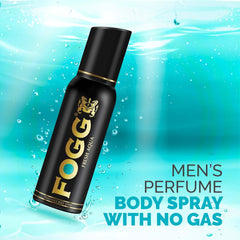 Fogg Fresh Aqua Premium No Gas Deodorant For Men | Long-lasting Perfume Body Spray 120 Ml 4 Fl.oz.