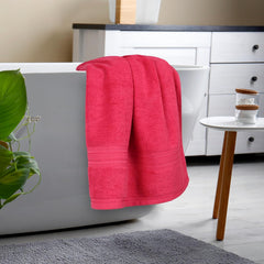 Mytrident Cotton Bath Towel 900 Gsm | For Men & Women Classic Towel 100% Cotton Bath Towel (Virtual Pink)