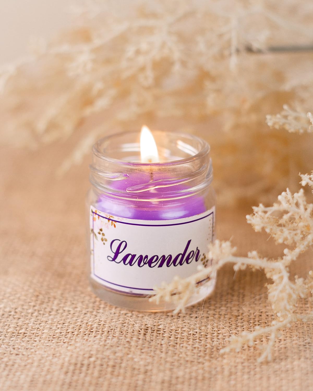 PARAFFIN WAX FRAGRANCE JAR CANDLE SET OF 6 | FRAGRANCE CANDLES FOR HOME