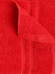 Welspun 100% Cotton Quik Dry Bath Towel 380 Gsm | High Absorbency Super Soft, Fast Drying Bath Towels Large Size (True Red)