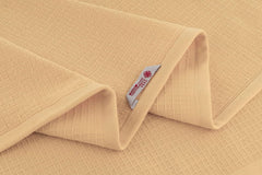 Casa Copenhagen Egyptian Cotton Waffle 1 Pcs Large Bath Towel 500 Gsm (Beige)