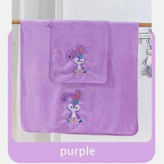 Maxoshine Microfiber Kids Bath Towels Quick Dry Super Absorbent Super Soft Bath Towel For Babies Toddler-Baby Towel For Boys & Girls (Purple)