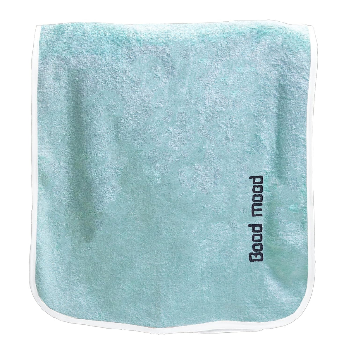 Housse Premium Soft Microfiber Embroidery Bath Towel 350 Gsm | Soft Absorbent Quick-Drying Sweat Towel (Good Mood - Fluroescent)
