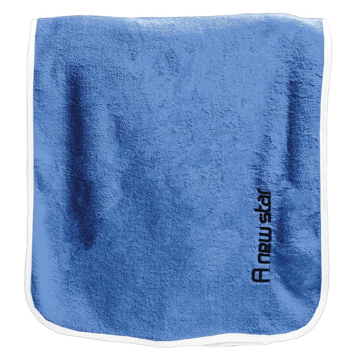 Housse Premium Soft Microfiber Embroidery Bath Towel 350 Gsm | Soft Absorbent Quick-Drying Sweat Towel (Dark Blue)