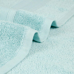 Trident Soft Comfort Air Rich 100% Cotton Bath Towels 500 Gsm Large Size Bathroom Towels For Men/Women Bath Towel Set Of 2 (Nile Blue)
