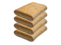 Black Gold Ultra Soft Bath Towel 2 Kg | Premium Microfiber, Quick Dry, Highly Absorbent, Oversized Bath Towel Pool, Spa, Travel & Hotel Use (Beige)- Pack Of 4
