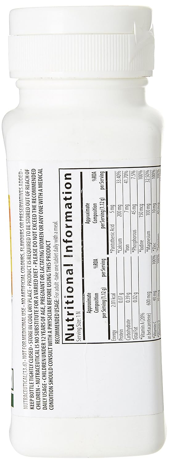Amway Nutrilite Daily Multivitamin & Multi Mineral | 120 Tablets , 200gm 0.4lbs